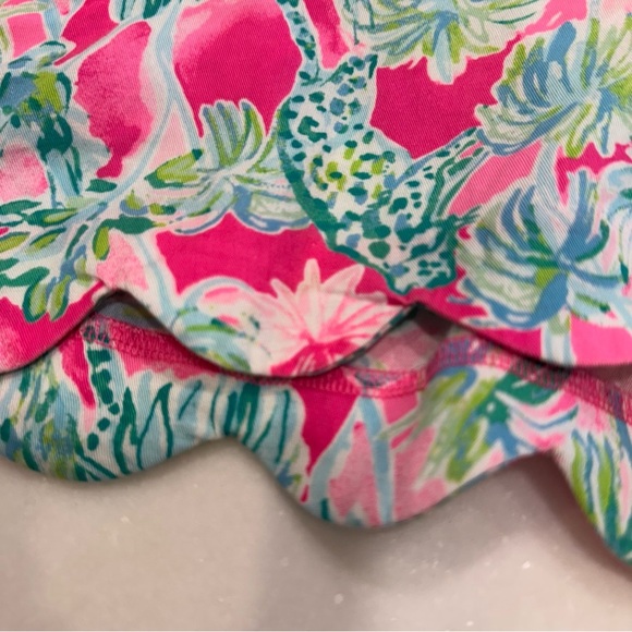 Lilly Pulitzer Women’s Dahlia Scalloped Elastic Shorts Multi-color Size M - Picture 5 of 10